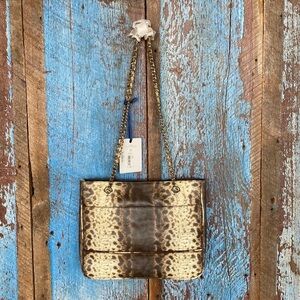 Tre Vero Karung Leather Roccia Chain Shoulder Bag - Limited Edition